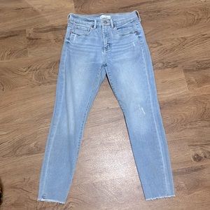 LOFT Light Denim Jeans Skinny Size 27/4 Petite